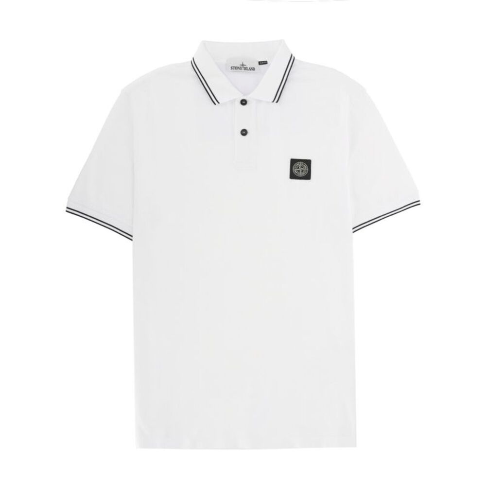 Stone Island Men Polo With Logo